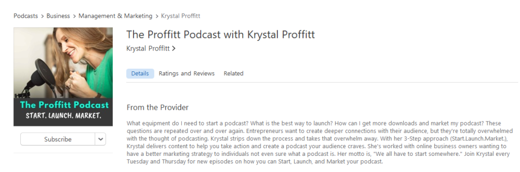 How to Launch a Podcast KrystalProffitt com