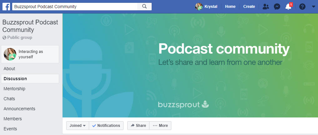 BuzzSprout Podcast Community