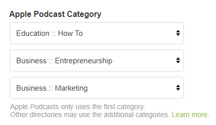 Podcast Category